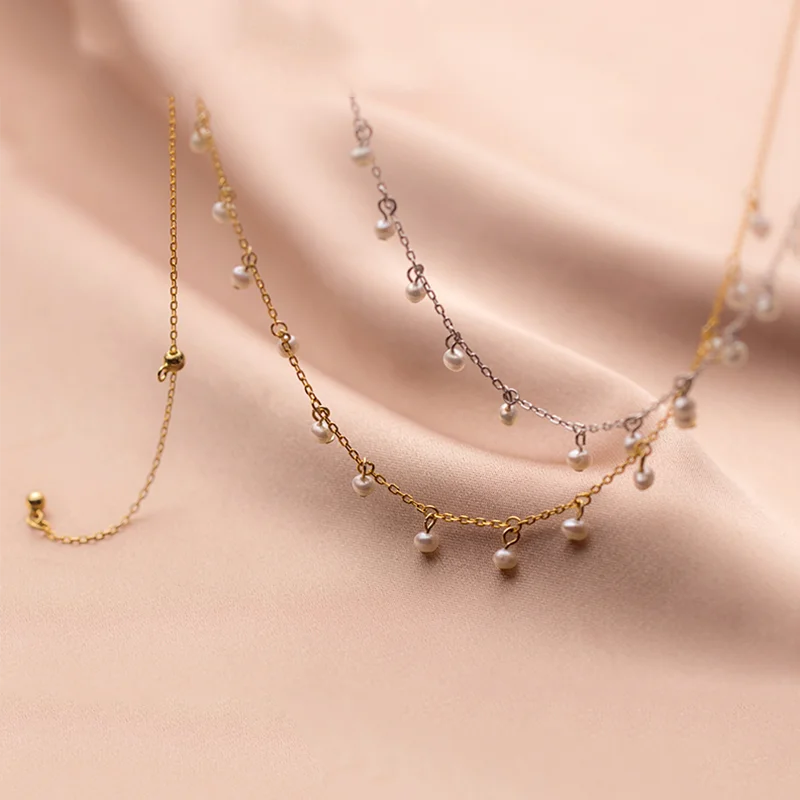 Lustrous Elegance Baroque Choker