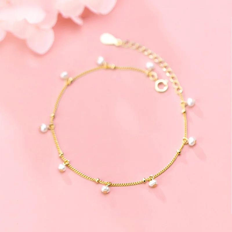 Lunar Link Pearl Bracelet
