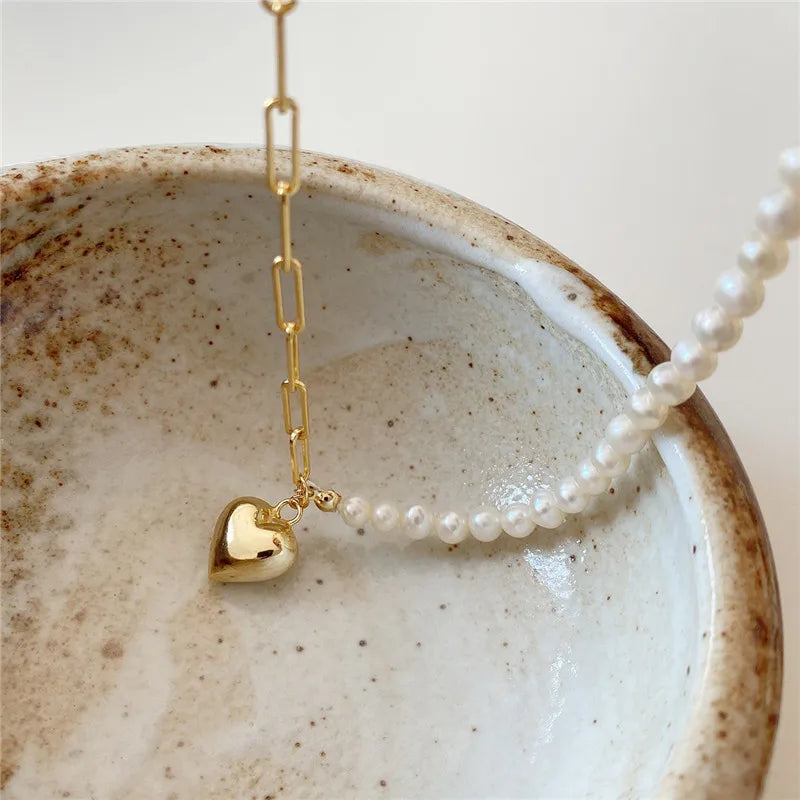 Timeless Love Pearl Pendant Necklace