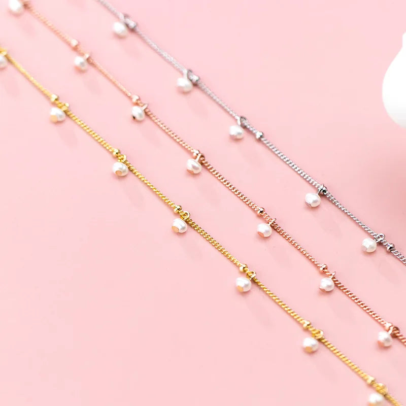 Lunar Link Pearl Bracelet