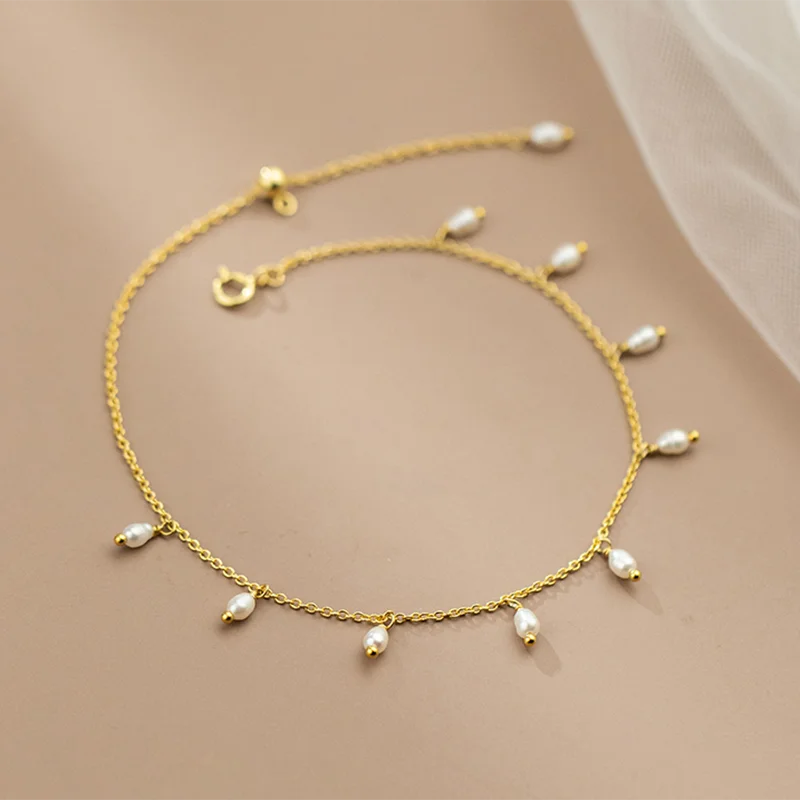 Celestial Drip Baroque Anklet