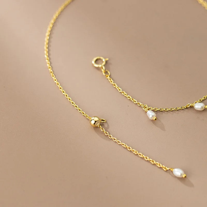 Celestial Drip Baroque Anklet