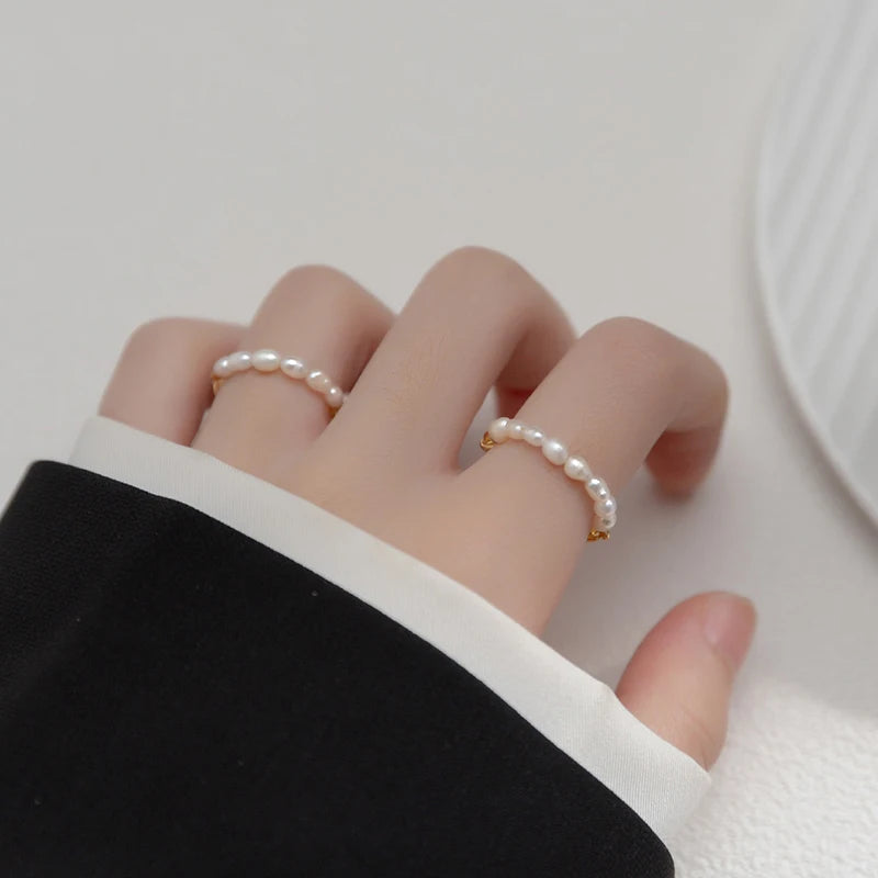 Rebel Luxe Pearl Ring