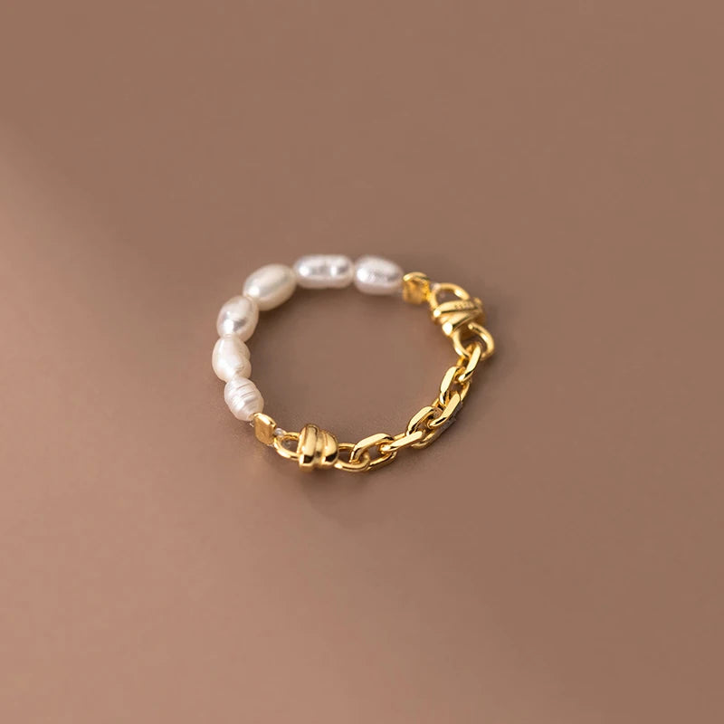 Rebel Luxe Pearl Ring