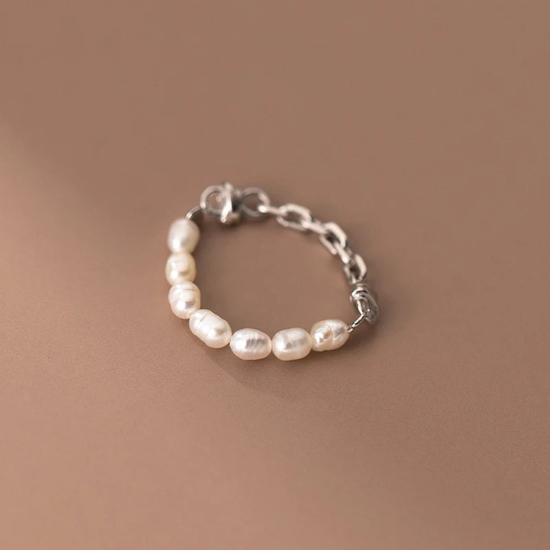 Rebel Luxe Pearl Ring