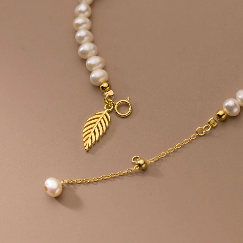 Enchanted Fern Pearl Bracelet