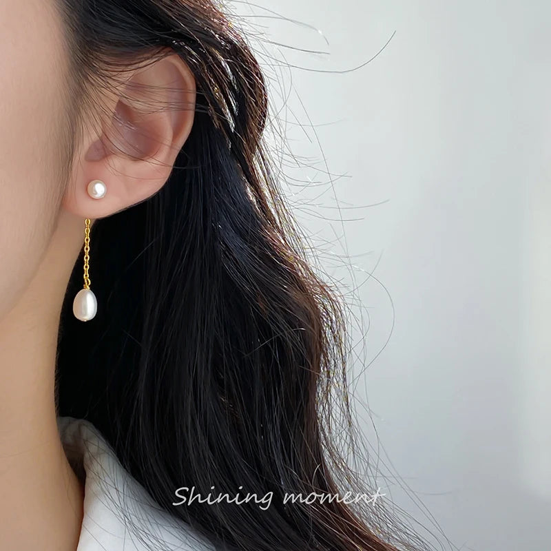 Internal Radiance Drop Earrings