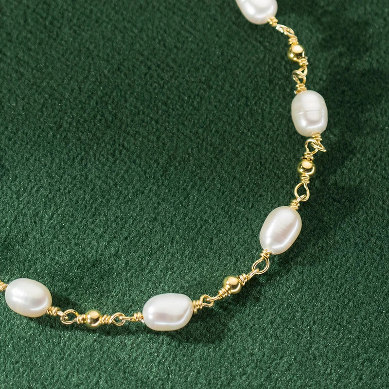 Serenity Pearl Charm Bracelet