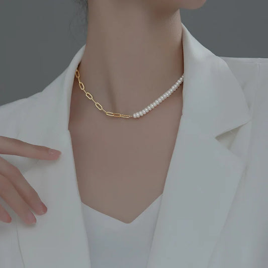 Serene Rebel Baroque Chain Necklace