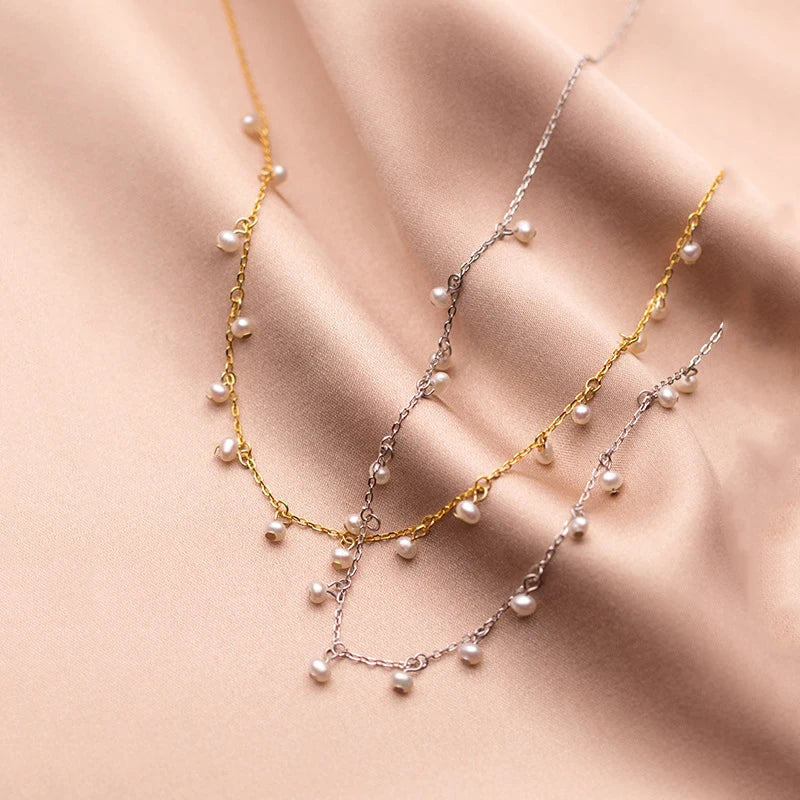 Lustrous Elegance Baroque Choker
