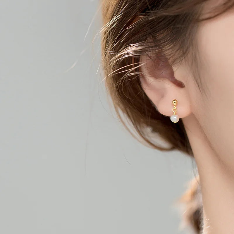 Luminous Charm Pearl Studs
