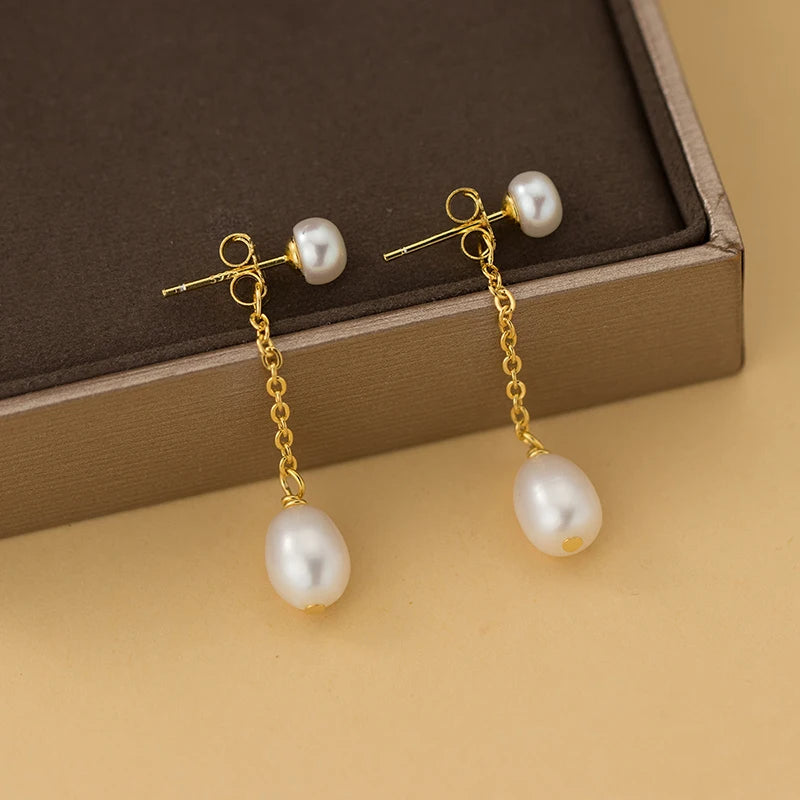 Internal Radiance Drop Earrings