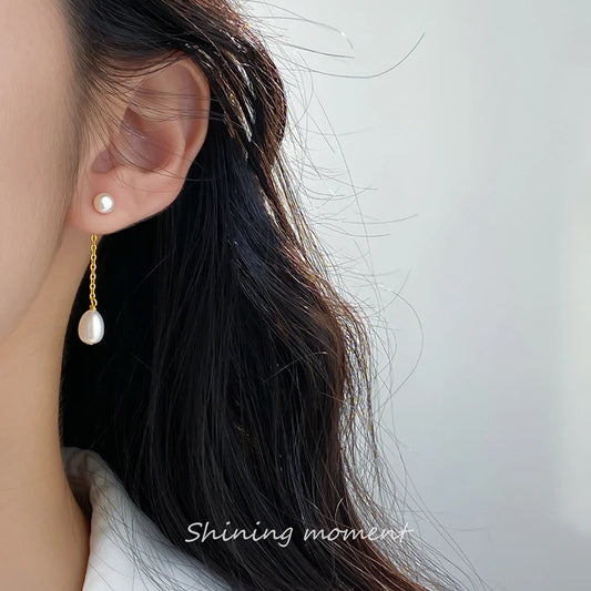 Internal Radiance Drop Earrings